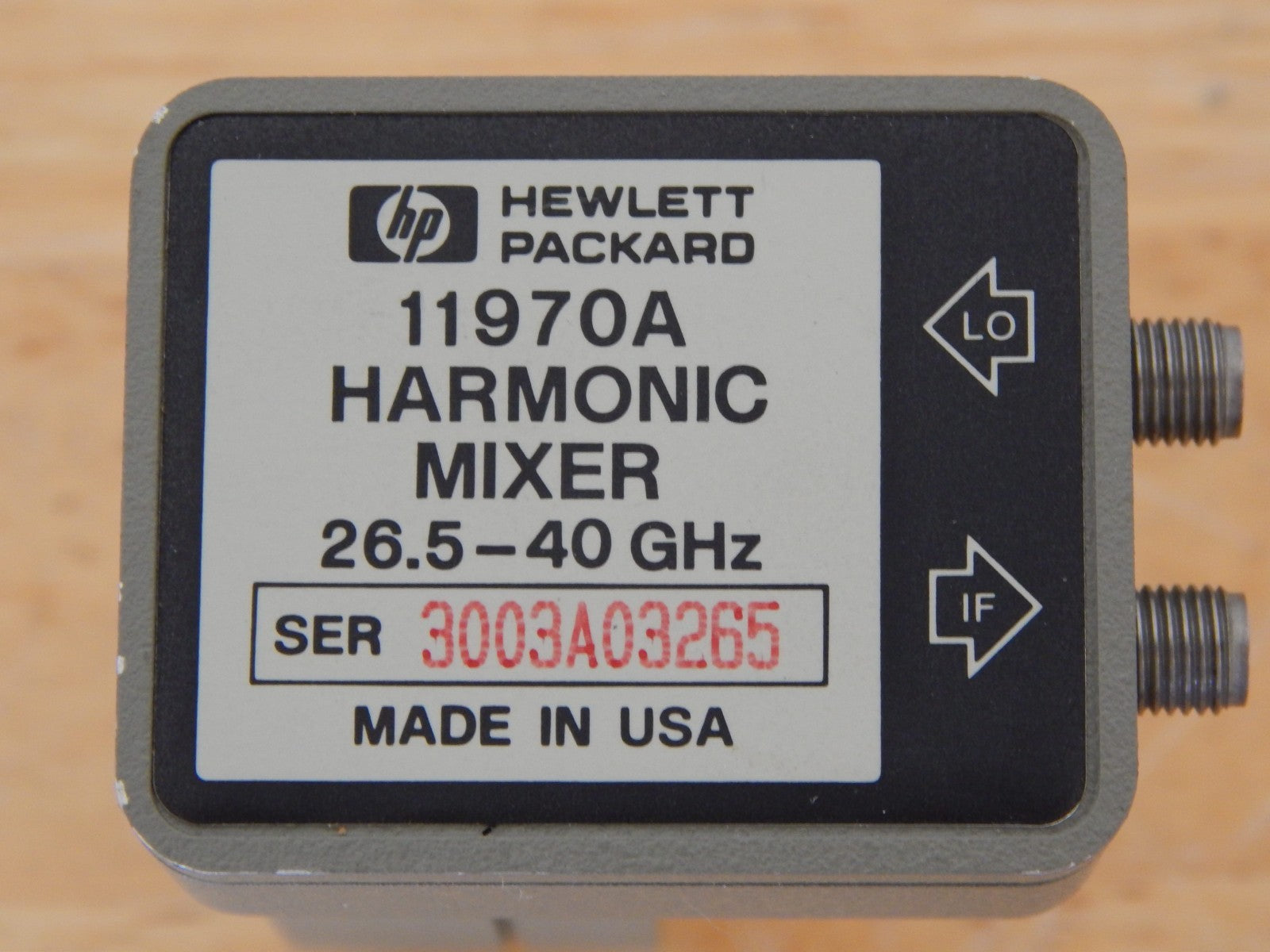 Keysight/HP 11970A Waveguide Harmonic Mixer; 26.5 to 40 GHz, 2 in stock Keysight/HP 11970A Waveguide Harmonic Mixer; 26.5 to 40 GHz, 2 in stock